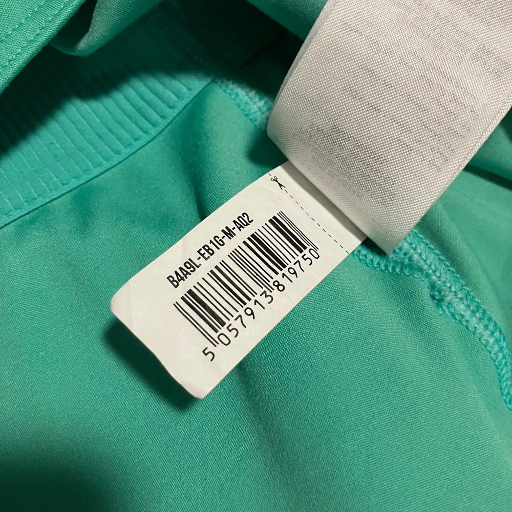 Gymshark Longline Sports Bra Women's Size Medium Tropic Green Square Neck